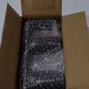 Sdstone Slide Gate Guide Roller 3" Black with L Rear Post Bracket,Universal Adjustable Sliding Gate Rollers,Heavy Duty Sliding gate kit for Sliding Gates and Rolling Doors