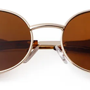 livho 2025 Trendy Oval Sunglasses - Stylish Polarized Shades for Everyday - Retro Metal Frames