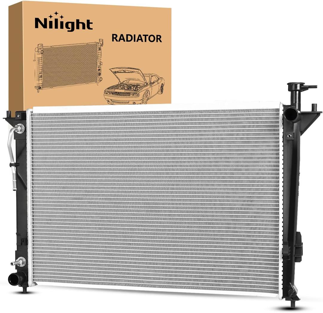 Nilight Radiator for Hyundai Santa Fe 2010 2011 2012 2013 2014 2015 2016 2017 2018, Santa Fe XL 2013-2019, Kia Sorento 2011-2015 2.4L 3.3L 3.5L