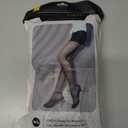 EXQUISLIFE Fleece Lined Tights Sheer Women - Fake Translucent Warm Pantyhose Leggings Sheer Thick Tights, for Winter (Small, Black+coffee)