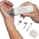 Norco Mini Massager - Handheld Massager for Scar Tissue Break Up | Compact, Travel Massage Gun with 3 Attachments for Hand, Foot, Neck, Face, Finger, or Small Muscle Relief | NC70209