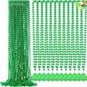 JOYIN 36 Pcs St. Patricks Day Necklaces Set, 18 Bead & 18 Shamrock Bead Necklaces with Pendant, Accessory Set for Party Favor Supply