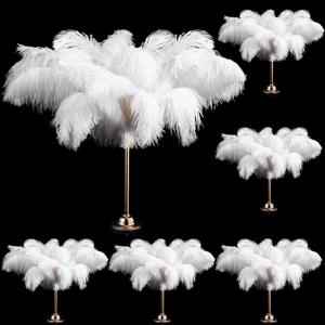 Berlune 150 Pcs Large Ostrich Feathers Bulk 12-14 Inch (30-35 Cm) Natural Ostrich Feathers Plumes for DIY Crafts Wedding Party Centerpieces Party Christmas Decorations(White) Berlune 150 Pcs Large Ostrich Feathers Bulk 12-14 Inch (30-35 Cm) Natural Ostrich Feathers Plumes for DIY Crafts Wedding Party Centerpieces Party Christmas Decorations(White)