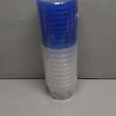 10 Pack 34oz Reusable Freezer Food Storage Containers with Twist Top Lids, Airtight Plastic Meal Prep Food Containers for Leftover Lunch Fruit Salad Oats, Clear Large Soup Container Microwave Safe