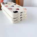 for iPhone 12 for Women Girls Cute Design Soft Silicone Camera Protection Protective Lovely Heart Phone Case for iPhone 12