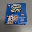 Temptations Creamy Puree Squeezable Lickable Cat Treats, Wet Cat Treats with Salmon, 0.42 oz. Tubes, 24 Count - Packaging May Vary (EXP 11/05/27)