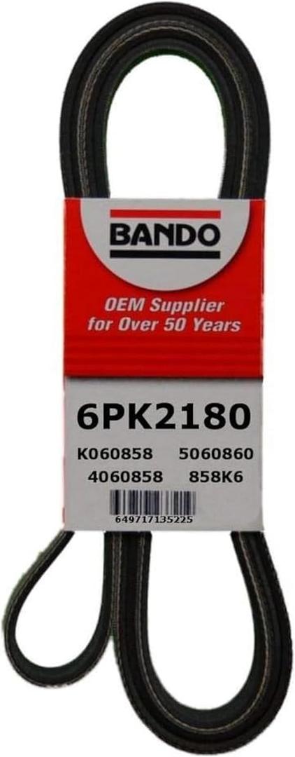 Bando USA 6PK2180 OEM Quality Serpentine Belt