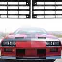 Camaro Z28 Grilles Front Compatible with 1982-1984 3rd/Third Gen Chevrolet Camaro Z28 Black