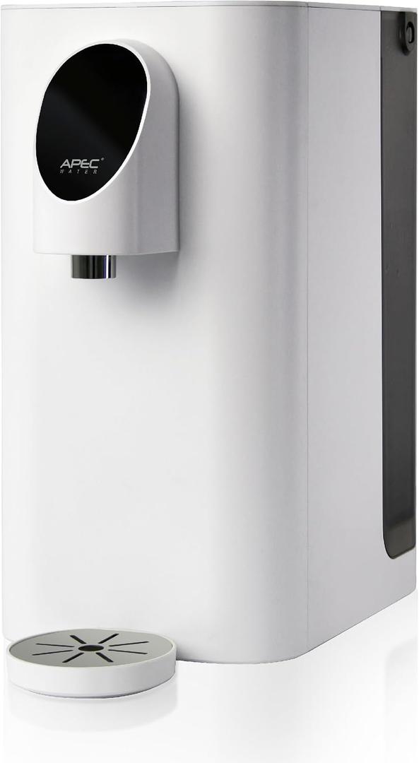 APEC WATER ROCT-Plus Countertop Reverse Osmosis System, Efficient RO Filter 3:1 Pure to Drain, Instant Hot Water 2 for Tea, UV Water Filtration