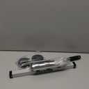 Magnet Sweeper Magnetic Nail Roller: 17-Inch Heavy Duty Magnet Nail Pickup Rolling Tool with Telescoping Adjustable Handle 8.8-Pound Capacity Ideal for Workshop Garage Yard Construction Cleanup