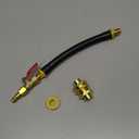 RV Winterizing kit & Sprinkler Blowout Adapter with shut off valve Air compressor Quick-Connect plug garden hose Water Blow Out Fitting for Winterize Sprinkler Systems, Camper,Motorhome