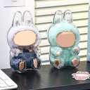 2 x Protective Case for LA-BU-BU Sitting Figure - Crystal Clear Collector Display Box with Anti-Scratch Surface, Compatible with La-bu-bu Sitting Series