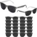 16Pcs Checkered Sunglasses, Race Car Sunglasses Party Favors, Summer Pool Beach Accessories, Racing Theme Birthday Gifts