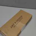 Goo-Ki 7-1/2 Inch192mm Hole Centers Luxurious & Sturdy Zinc Alloy Cabinet Handls,Matt Black Cabinet Pulls for Kitchen,Drawer,Cupboard & Wardrobe,6 Pack