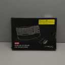 Wireless Keyboard and Mouse Combo, 2.4G Wave Keys Ergonomic Keyboard with Wrist Rest and 3 Level DPI Advanced Wireless Ergonomic Mouse, Natural Typing for Windows, Mac OS Desktop Laptop