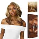 Sensationnel Bare Lace 13X6 Wigs - Unit 14 Lacefrontal Glueless Synthetic 180 Degree Preplucked Hairline (LT613/ASHBROWN)