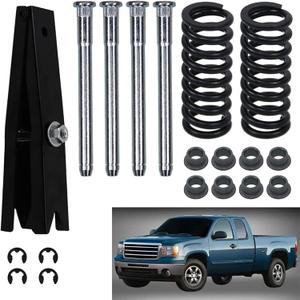 Door Hinge Repair Kit Compatible with Chevy GMC 1988-2002 with Tool | Includes hinge pins, bushings, springs and installation tool. Fits 8802 Chevy GMC C/K Tahoe Yukon Suburban and Jimmy