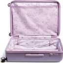Vera Bradley Women's Hardside Rolling Suitcase Luggage, Purple Shimmer, 22" Carry On, 26" Check In, & 29" Check In