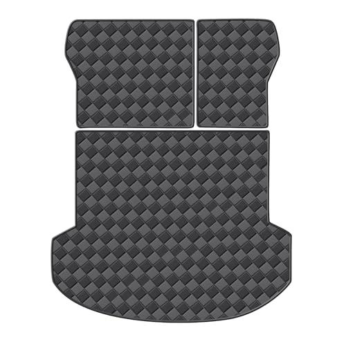 WDYOYS Cargo Mat & Backrest Mats for 2021-2023 Hyundai Santa Fe Accessories, All Weather Waterproof Rear Cargo Liner Rear Trunk Liner Back Seat Cover Protector