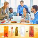 30 Sets Thanksgiving Gifts Bulk Fall Ballpoint Pen Bulk Thanksgiving Greeting Cards Turkey Shape Ballpoint Pen Autumn Themed for School Office Party Favors