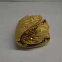 7.2ft Gold Glitter Sequin Round Backdrop Cover - Luxurious Golden Circle Photography Background for Birthday, Wedding, Bridal, Baby Shower Party Decor