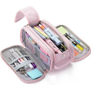 Mr. Pen- Large Capacity Pencil Case, Big Capacity Pencil Case, Big Pencil Pouch, Pen Pouch, Pen Bag (Pink)