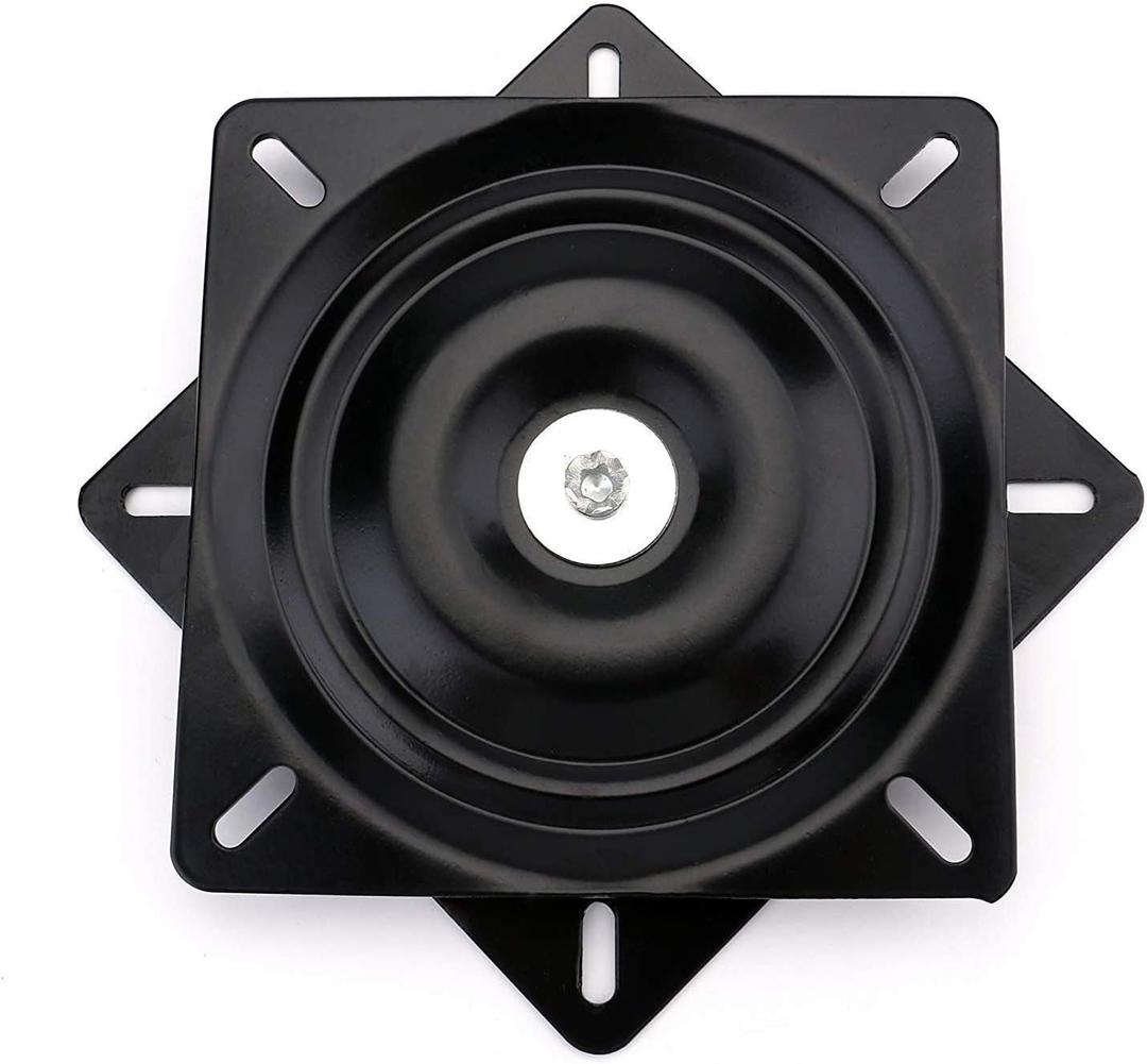 AAGUT 8" Swivel Plate Mechanism for Recliner Chair & Bar Stool Heavy Duty Swivel Base Square Swivel Furniture Replacement Coated 360 Degree Turntable