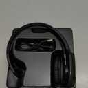 Bluetooth Headset, 60hrs Noise Canceling V5.2 Over Head Headphones, Single Ear Trucker Wireless Headset with Mic, Mute Button, Multipoint, for Phones PC Computer Truck Driver Office Work - Black (Carbon)