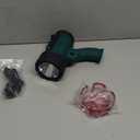 YIERBLUE Rechargeable Spotlight, Super Bright 90,000 High Lumen LED IP67 Waterproof Handheld Spotlight Long Lasting Large Flashlight Searchlight with Detachable Red Light Filter (Green)