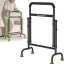 Support Way Stand Assist for Chair & Couch  Reinforced Dual-Tube Design, Height Adjustable Mobility Aid for Seniors, Lightweight Metal Frame with 600lb Capacity (Large, Black)