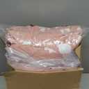 Bedsure Rose Pink Queen Comforter Set - 7 Pieces Floral Bedding Sets Queen Bed in a Bag with Reversible Botanical Flowers Comforter, Sheets, Pillowcases & Shams