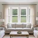 Vinyl Double Hung Sliding Window, 32" x 36" White
