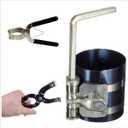 Car Engine Piston Ring Compressor Tool & Piston Ring Pliers for Adjustable Safety Screws