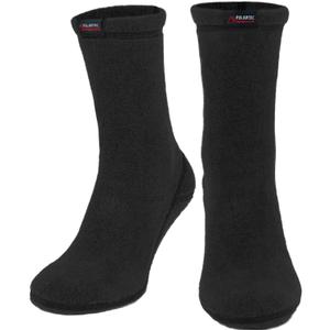 Cozy Warm Boot Liner Socks - Hiking Outdoor Sport - Polartec Fleece Winter Socks (Black)