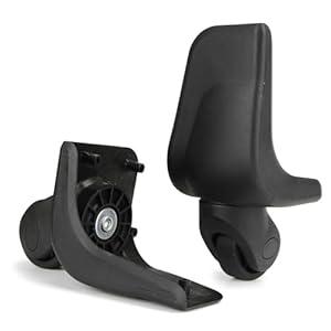 Zoofen 360 Spinner Replacement Luggage Wheel Repairment Suitcase Wheels (Z146) (Z146-Rear Wheel)