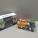 Construction Toys for 2 3 4 5 Years Old Boys Girls Kids Toddlers, Sandbox Excavator Toy Construction Truck Toys Vehicles Dump Crane Cement Mixer Truck, Christmas Birthday Gifts