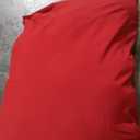 Majestic Pet Rectangle Large Dog Bed Washable  Non Slip Comfy Pet Bed  Dog Crate Bed Super Value Pillow Dog Bed  Dog Kennel Bed for Sleeping - Dog Bed Large Breed 46 x 35 Inch  Solid Red