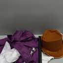 Mepase 6 Pcs Halloween Costume for Adult Men Include Tailcoat Top Hat Scepter Gloves Bow Tie and Collar for Movie Cosplay Large