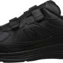 New Balance Men's 577 V1 Hook and Loop Shoes (Black/Black)