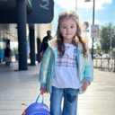 UNICOMIDEA Baby Girl Winter Coat Laser Toddler Jackets Warm Down Outerwear with Hooded for 12M-5T