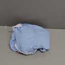 Herseas Womens Striped One Piece Swimsuits Tie Shoulder High Cut Tummy Control Bathing Suit 2026 Summer Beach Swimwear (Large, Sky Blue Stripe)