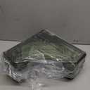 NATURE'S SOURCE Makeup Organizer for Vanity, 3-Tier Corner Bathroom Organizer Countertop with Makeup Brush Holder, Corner Counter Storage for Bathroom Dresser- Green