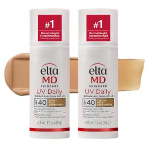 EltaMD UV Daily SPF 40 Face Sunscreen Moisturizer with Zinc Oxide, Daily Face Moisturizer with SPF, Sunscreen for Dry Skin, 