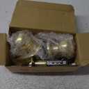 Copper Creek Entry Door Knob  Keyed Entry Handle with Lock and Key, ANSI Grade-3 Certified, DIY-Friendly Install for Interior and Exterior Entrance Doors  Polished Brass (1 Pack)