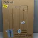 GASHELL Noodle Board Stove Cover with Handles, Multiple Stove Top Cover Board for Electric/Gas Stove Top(Black), GSC-2212