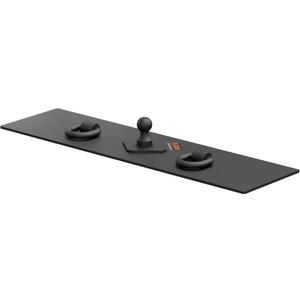 CURT 65500 Over-Bed Flat Plate Gooseneck Hitch, 30,000 lbs, 2-5/16-Inch Ball