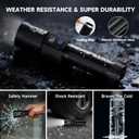 4Pack Rechargeable Flashlights High Lumens 10000LM, Super Bright Flashlight with LCD Digital Display, 5 Modes Adjustable Flash Light, LED Flashlight Powerful, Tactical Flashlights for Home