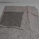 KOUFALL 94 Inch Long Blackout Curtains,Boho Taupe Linen Black Out Pleated Curtains for Bedroom Living Room 2 Panels Set