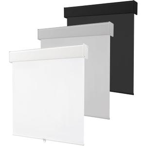 Melodieux 100% Blackout Cordless Free-Stop Roller Shade, Window Blind with Thermal Insulated, UV Protection Fabric. Roller Blind for Office and Home. Easy to Install. White, 33" W x 72" H