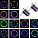 Bike Wheel Lights (2 Pack) - Waterproof LED Bicycle Spoke Tire Lights - Great Gift for Kids Adults - 30 Different Patterns Change - Bike Accessories - Black